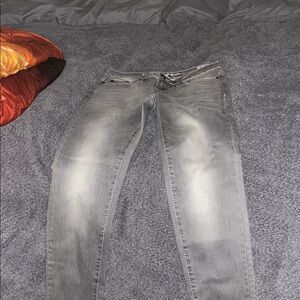 Buffalo David Bitton Light Gray Denim Jeans